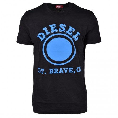 Front - Diesel Mens Dotted Logo T-Shirt