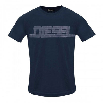 Front - Diesel Mens Monotone Logo T-Shirt