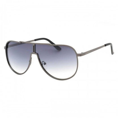 Front - Guess Mens Shield Smoke Gradient Sunglasses