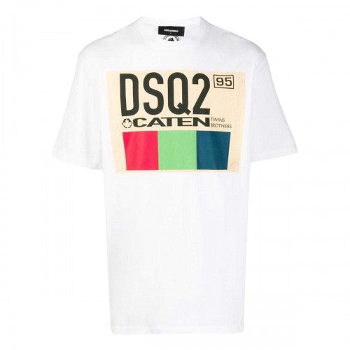 Front - DSquared2 Unisex Adult Caten Logo T-Shirt