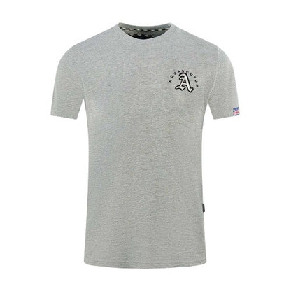 Front - Aquascutum Mens London Embroidered Logo T-Shirt