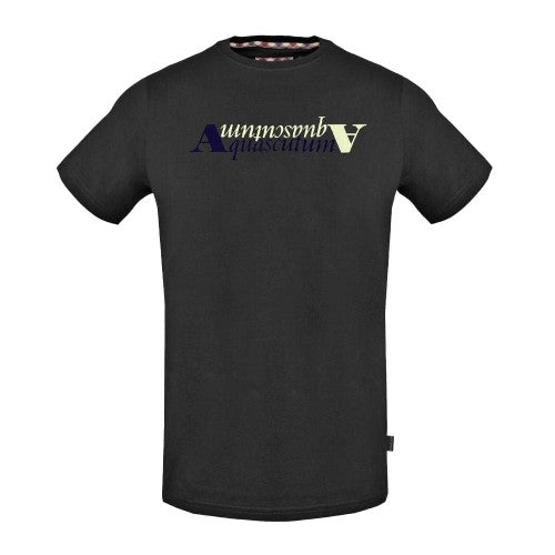 Front - Aquascutum Mens Reflective Logo T-Shirt