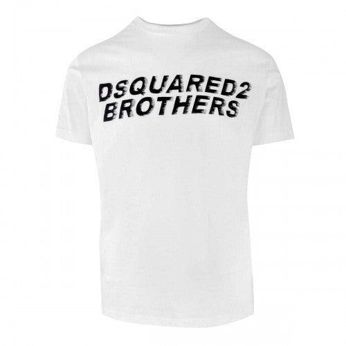 Front - DSquared2 Unisex Adult Brothers Faded Logo T-Shirt