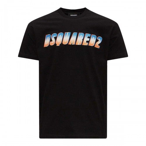 Front - DSquared2 Unisex Adult Sparkle Logo Cool Fit T-Shirt