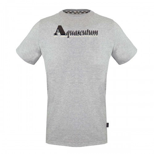 Front - Aquascutum Mens Layered Logo T-Shirt