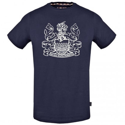 Front - Aquascutum Mens Crest T-Shirt