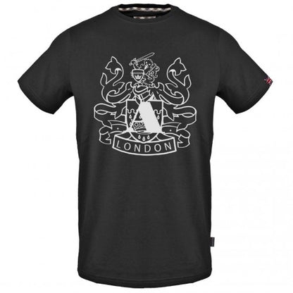 Front - Aquascutum Mens Aldis Shield Logo T-Shirt