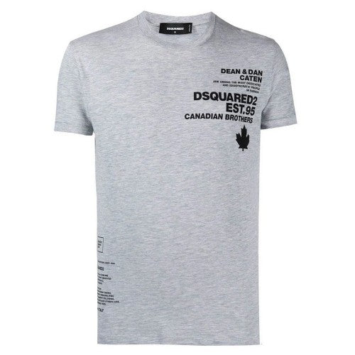 Front - DSquared2 Unisex Adult Maple Leaf Logo T-Shirt