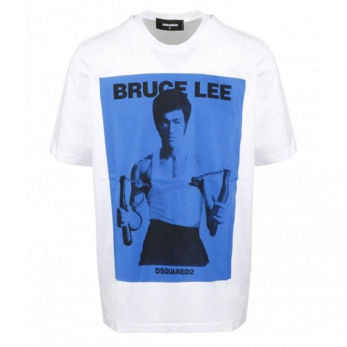 Front - DSquared2 Unisex Adult Bruce Lee Oversized T-Shirt