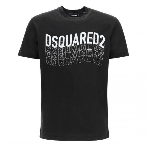 Front - DSquared2 Unisex Adult Multi Logo T-Shirt