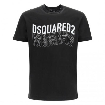 Front - DSquared2 Unisex Adult Multi Logo T-Shirt