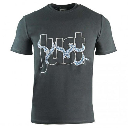 Front - Cavalli Class Unisex Adult Snake Logo T-Shirt