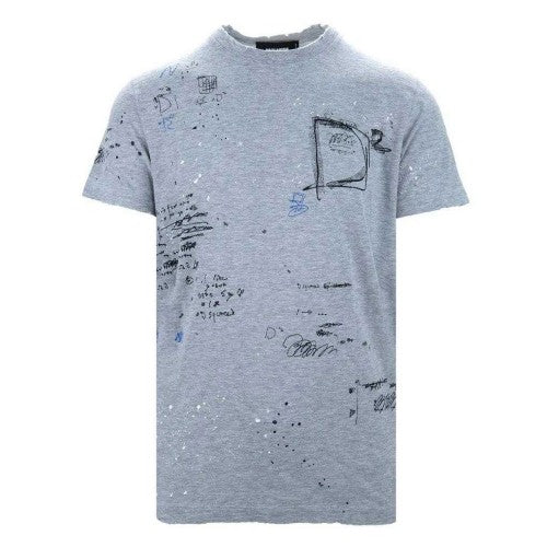 Front - DSquared2 Unisex Adult Scribble Logo Skinny T-Shirt