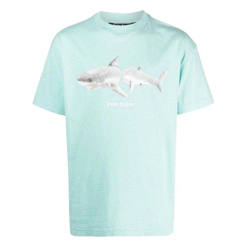 Front - Palm Angels Unisex Adult Shark T-Shirt