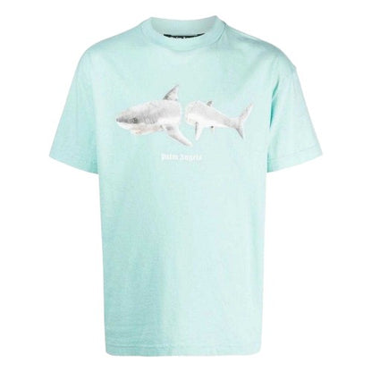 Front - Palm Angels Unisex Adult Shark T-Shirt