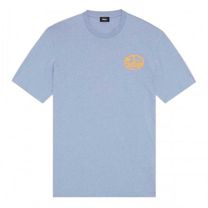 Front - Diesel Unisex Adult Oval Stonewashed Logo T-Shirt