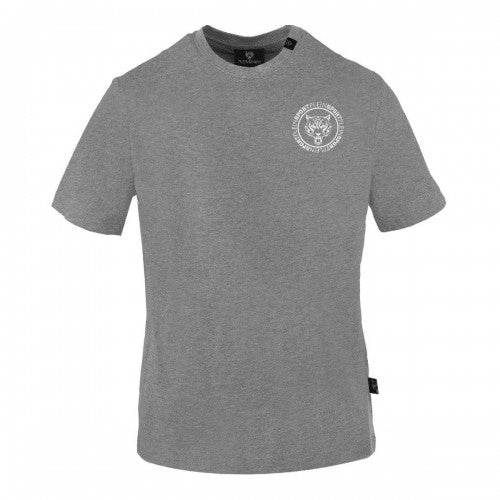 Front - Plein Sport Mens Circle Emblem Logo T-Shirt