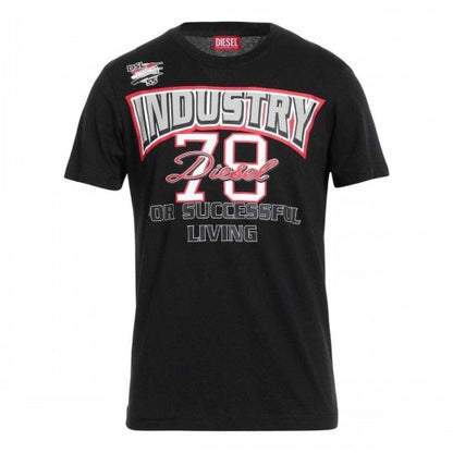 Front - Diesel Unisex Adult 78 Industry Logo T-Shirt