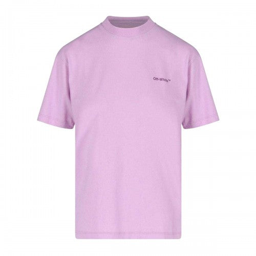 Front - Off-White Unisex Adult Diag Logo Regular T-Shirt