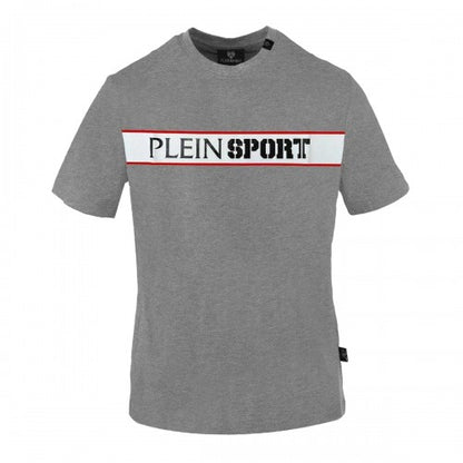 Front - Plein Sport Mens Panel Logo T-Shirt