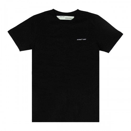 Front - Off-White Unisex Adult Small Logo Slim T-Shirt