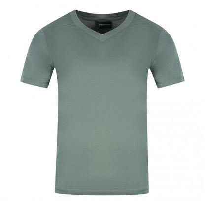 Front - Emporio Armani Unisex Adult V Neck T-Shirt