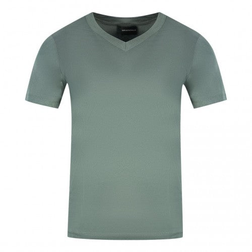 Front - Emporio Armani Unisex Adult V Neck T-Shirt