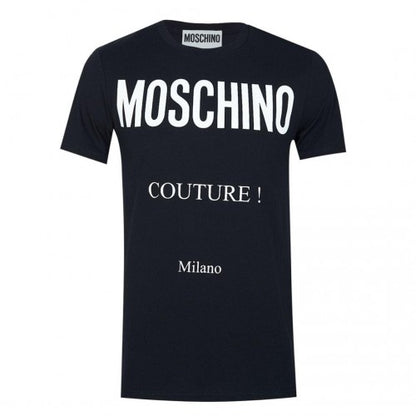 Front - Moschino Mens Couture Milano T-Shirt