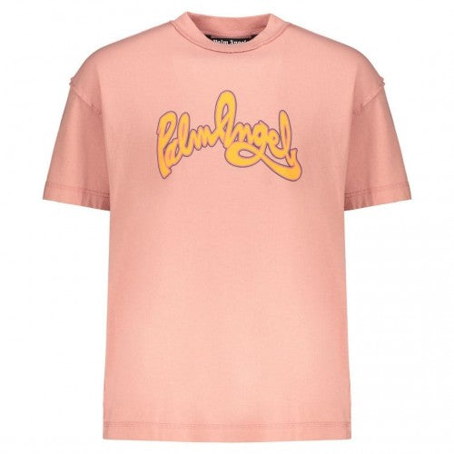 Front - Palm Angels Unisex Adult Seasonal Logo T-Shirt