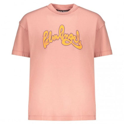 Front - Palm Angels Unisex Adult Seasonal Logo T-Shirt