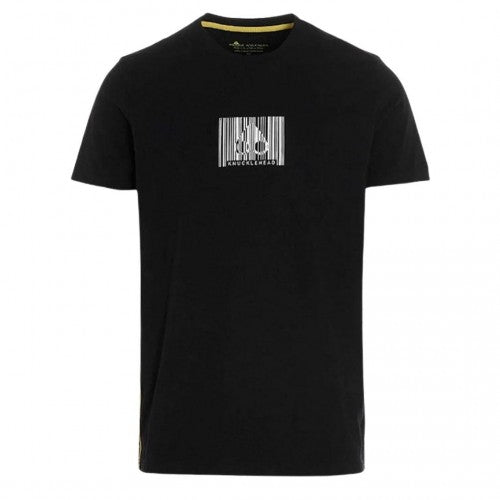 Front - Moose Knuckles Mens Barcode T-Shirt