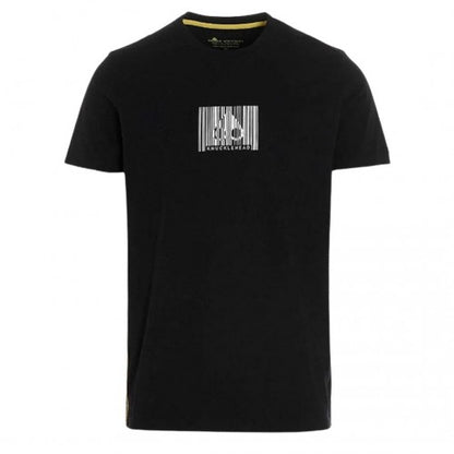 Front - Moose Knuckles Mens Barcode T-Shirt