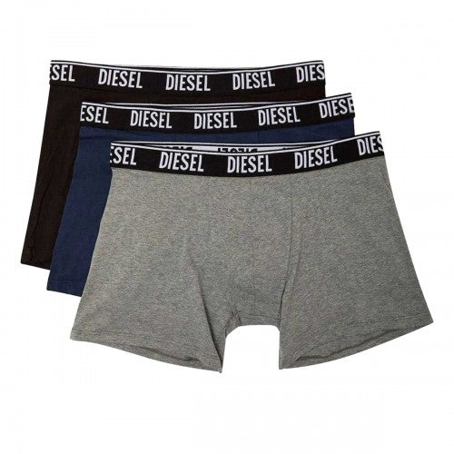 Front - Diesel Mens Umbx-Sebastian Boxer Shorts (Pack of 3)