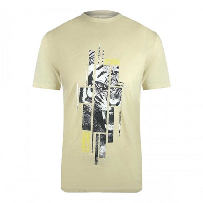 Front - Cavalli Class Mens Abstract Logo T-Shirt