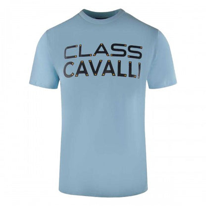 Front - Cavalli Class Mens Bolt Logo T-Shirt