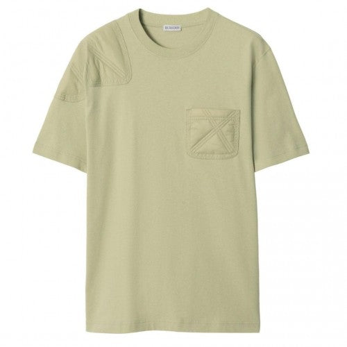 Front - Burberry Unisex Adult Panelled Jersey T-Shirt