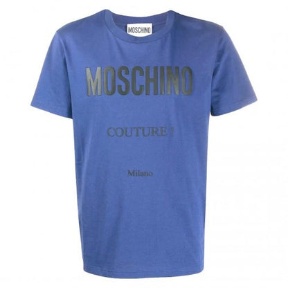 Front - Moschino Mens Couture Milano T-Shirt