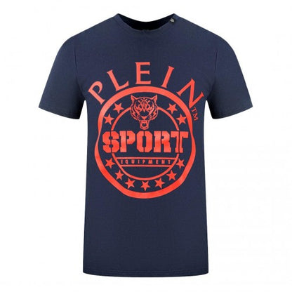 Front - Plein Sport Unisex Adult Circle Logo T-Shirt
