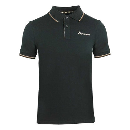Front - Aquascutum Mens Tipped Polo Shirt