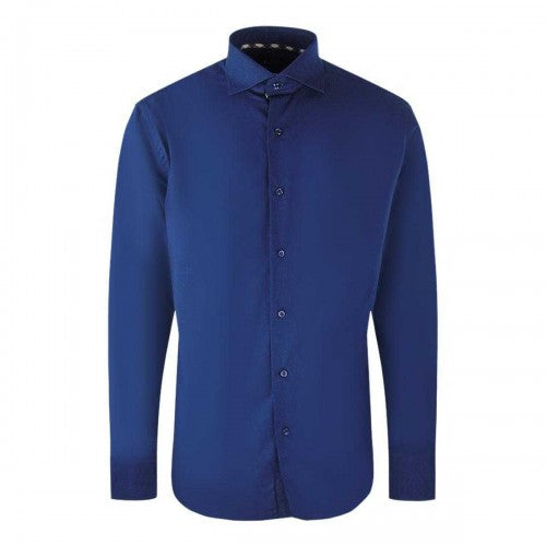 Front - Aquascutum Mens Plain Long-Sleeved Shirt