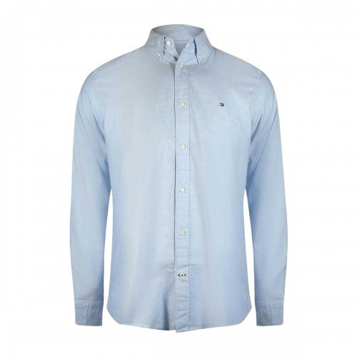 Front - Tommy Hilfiger Mens Plain Oxford Shirt