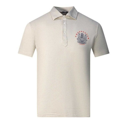 Front - Aquascutum Unisex Adult Aldis London Logo Polo Shirt