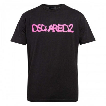 Front - DSquared2 Unisex Adult Scribble Spray Logo Cool Fit T-Shirt