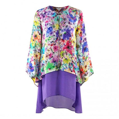 Front - Inoa Womens/Ladies Tivoli Gardenia Layered Dress