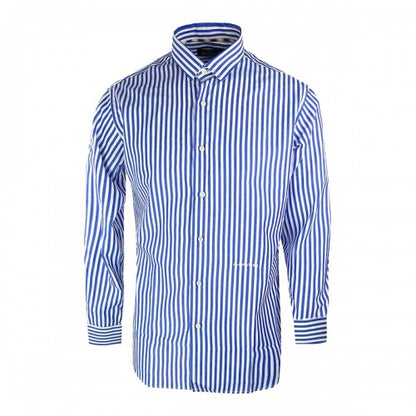 Front - Aquascutum Mens Striped Long-Sleeved Shirt