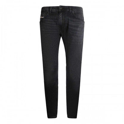 Front - Diesel Mens Tommer-R Denim Faded Jeans
