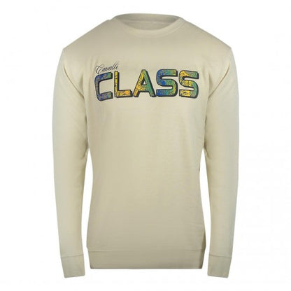 Front - Cavalli Class Unisex Adult Floral Logo Sweatshirt