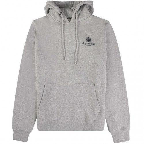 Front - Aquascutum Mens Active Small Logo Hoodie