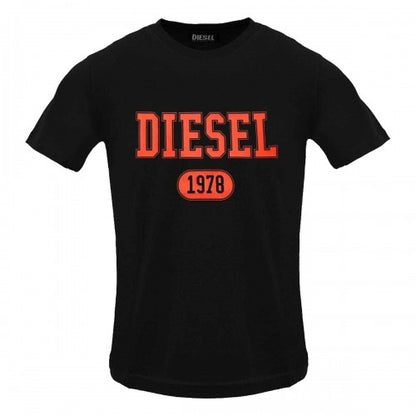 Front - Diesel Mens Caviar Logo T-Shirt