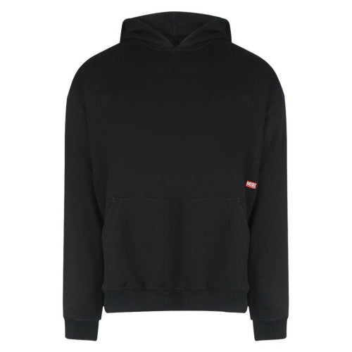 Front - Diesel Mens Graphic Back Print Hoodie